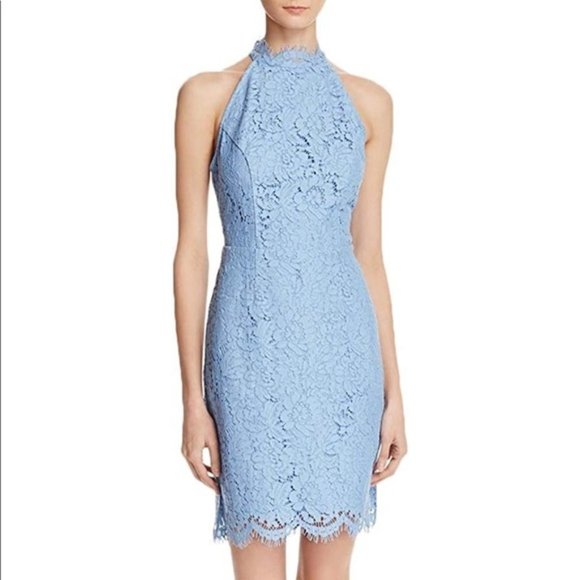 BB Dakota Dresses & Skirts - BB Dakota Blue Lace Dress